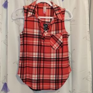 Size small lace back top  brand new condition